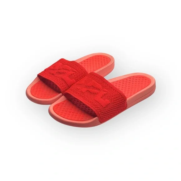 APL x Free People 𖤐 Limited Ed Logo Techloom Slide Sandal 𖤐 Magma Orange 𖤐 9M - Picture 8 of 16